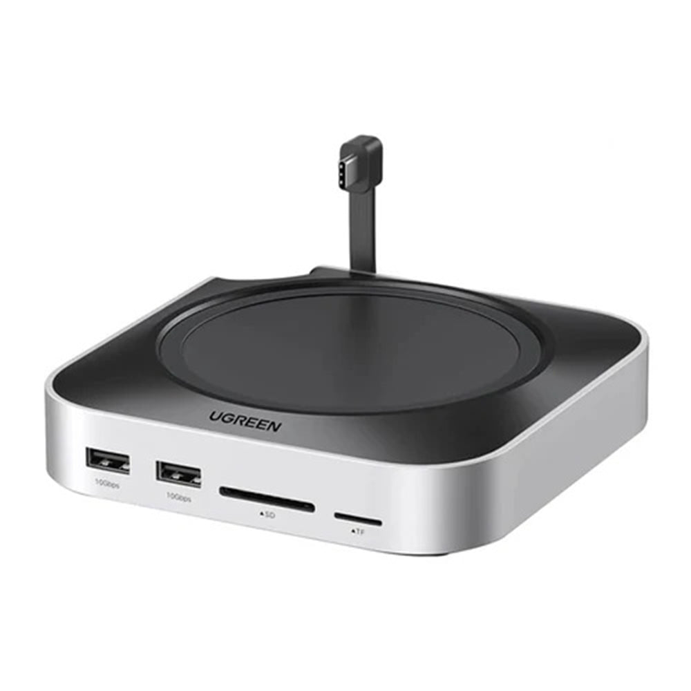 Hub Ugreen CM841 (65487), USB-C la 5x USB / 2x USB-C / SD-TF / M2 NVMe, 10Gbps, Gri