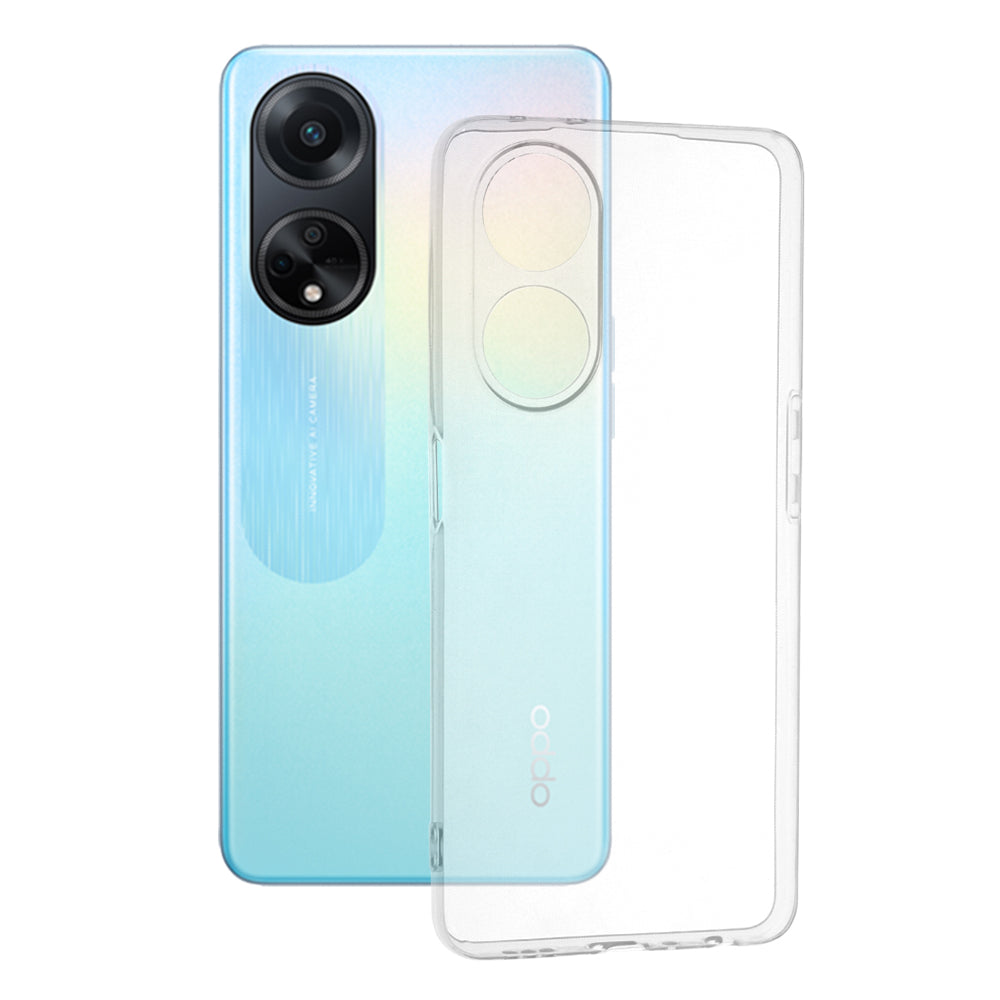 Techsuit - Clear Silicone - Oppo A98 5G - Transparent