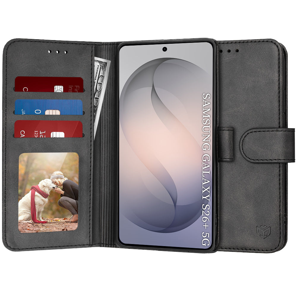 Techsuit - Diary Book - Samsung Galaxy S26 Plus - Black