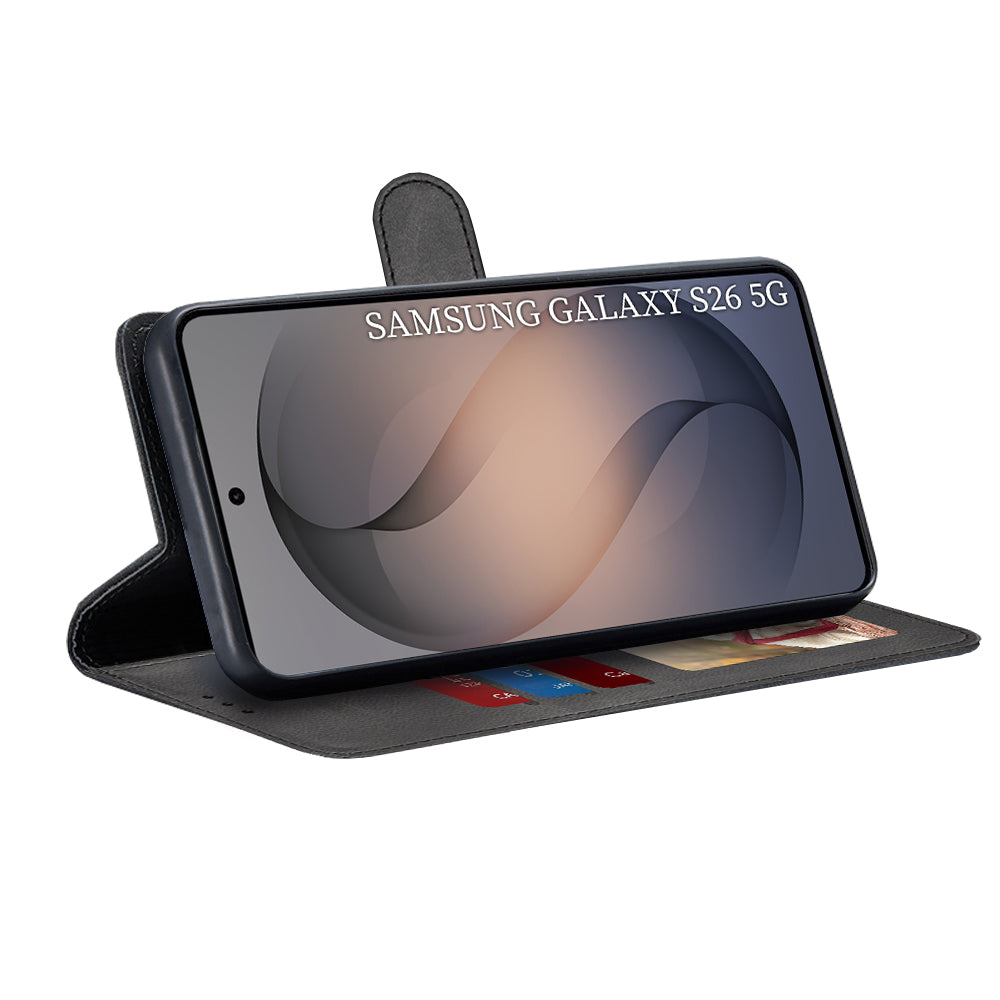 Techsuit - Diary Book - Samsung Galaxy S26 - Black
