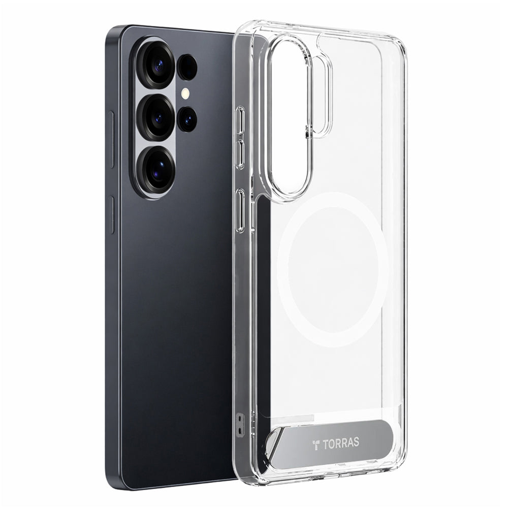 Husa de protectie Torras Pstand compatibil cu Samsung Galaxy S26 Ultra, Transparent