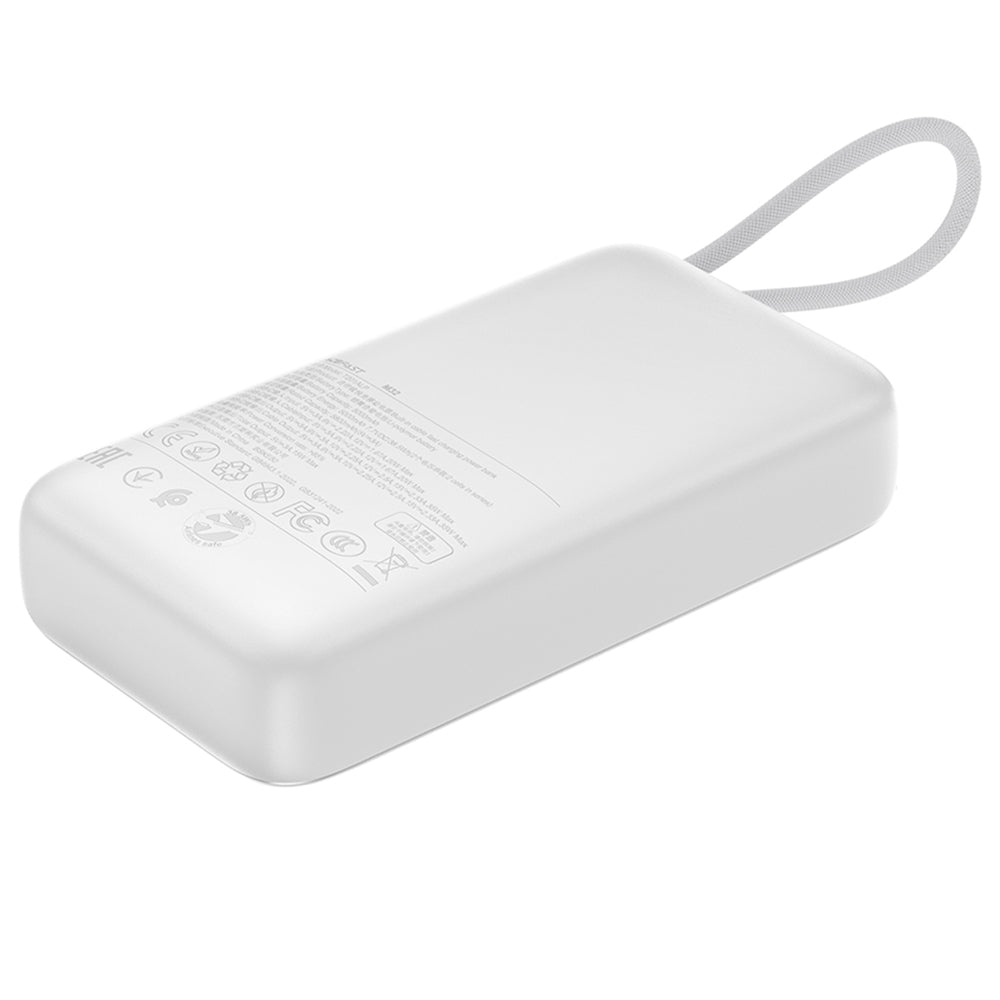 Acefast Baterie externa Acefast (M32), with Telescopic Cable, Type-C, Fast Charge, PD35W, 10000mAh, Argintiu – imagine 3