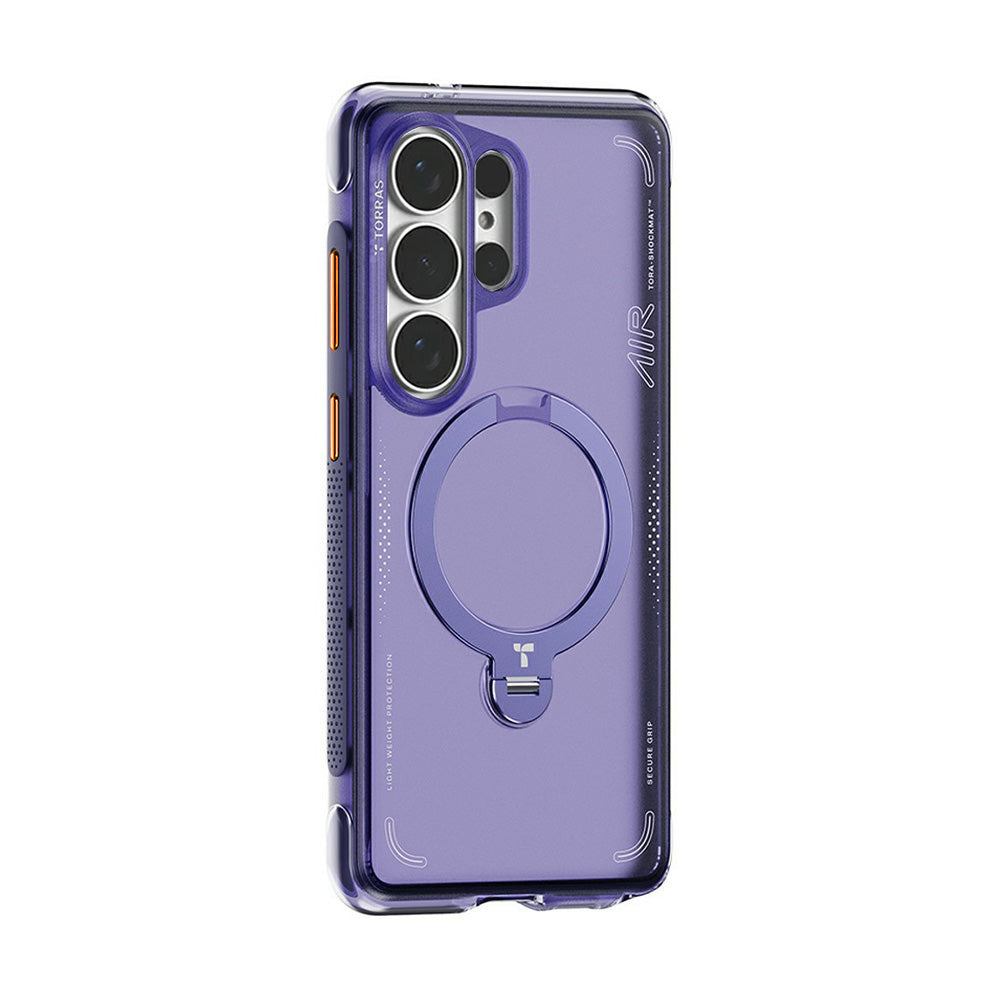 Torras Husa de protectie Torras Ostand Spin Air Series compatibil cu Samsung Galaxy S26 Ultra, Mov Inchis – imagine 2