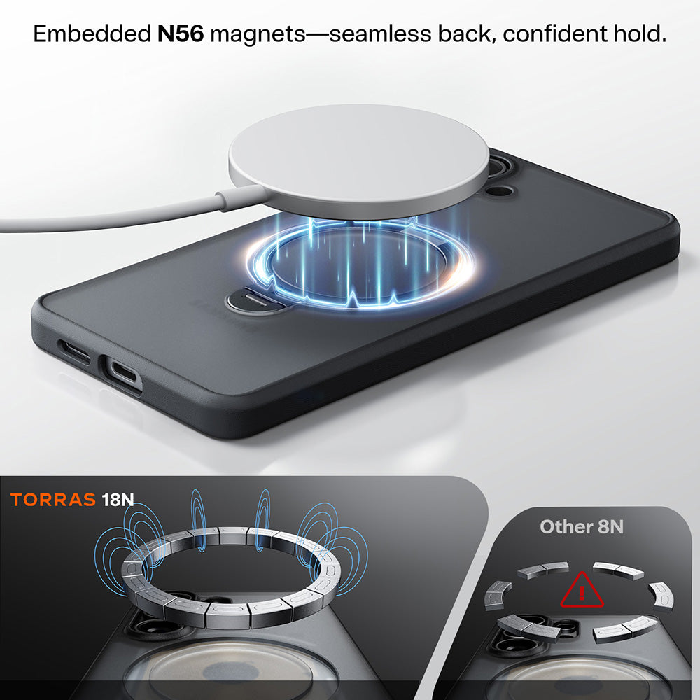Torras - Ostand Spin Series - Samsung Galaxy S26 - Black