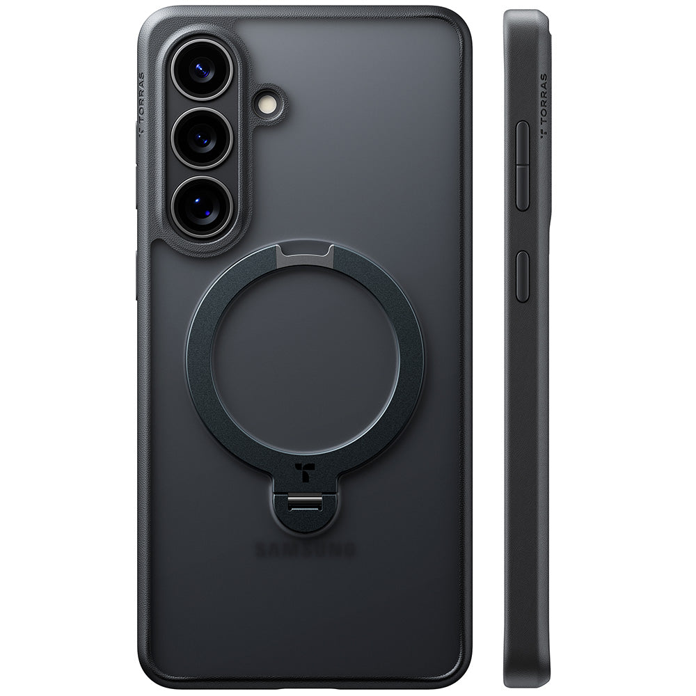 Torras - Ostand Spin Series - Samsung Galaxy S26 Plus - Black