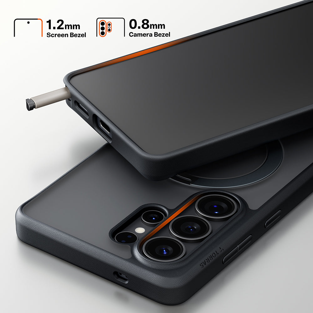 Torras Husa de protectie Torras Ostand Spin Series compatibil cu Samsung Galaxy S26 Ultra, Negru – imagine 5