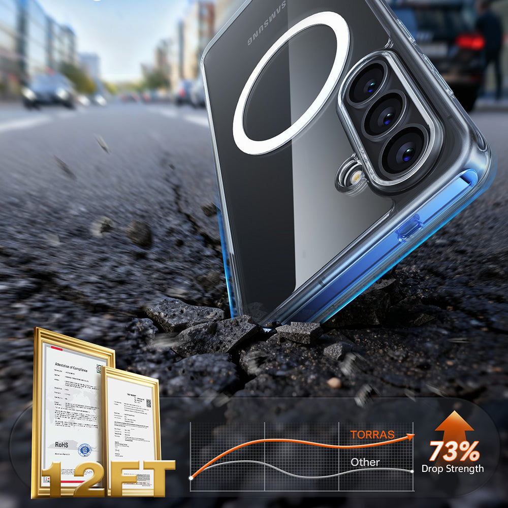 Torras - Guardian Magnetic Series - Samsung Galaxy S26 Plus - Clear