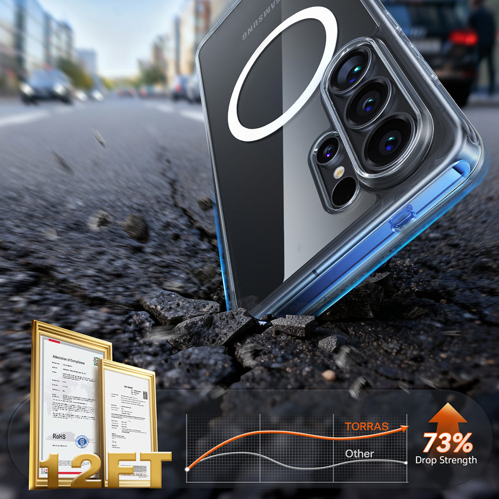 Torras - Guardian Magnetic Series - Samsung Galaxy S26 Ultra - Clear