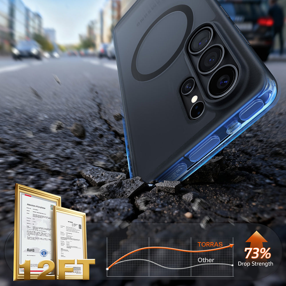Torras Husa de protectie Torras Guardian Magnetic Series compatibil cu Samsung Galaxy S26 Ultra, Mov Inchis – imagine 3