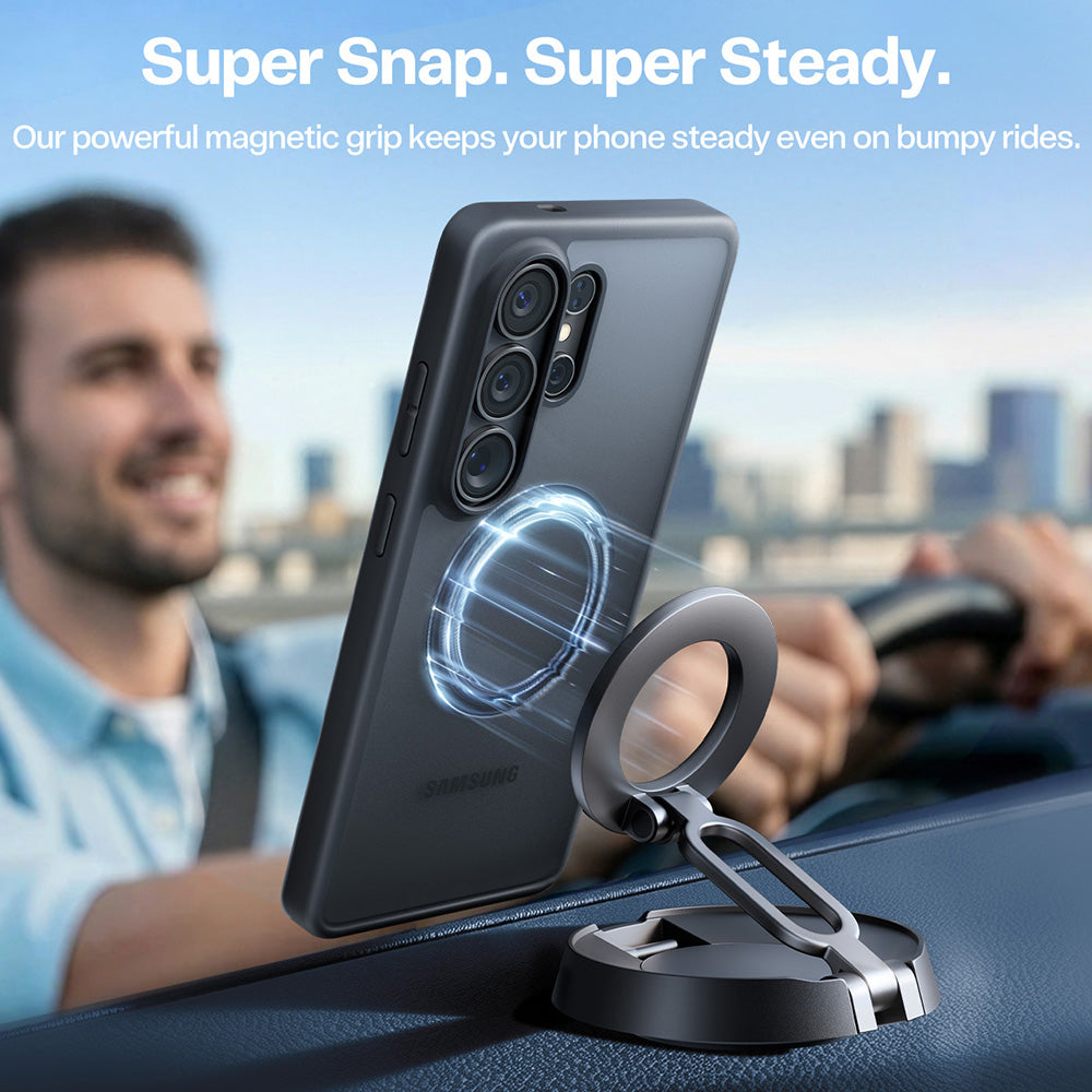 Torras Husa de protectie Torras Guardian Magnetic Series compatibil cu Samsung Galaxy S26 Ultra, Mov Inchis – imagine 2