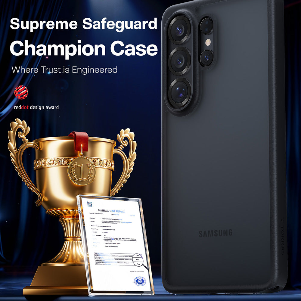 Torras Husa de protectie Torras Guardian Series compatibil cu Samsung Galaxy S26 Ultra, Negru – imagine 4