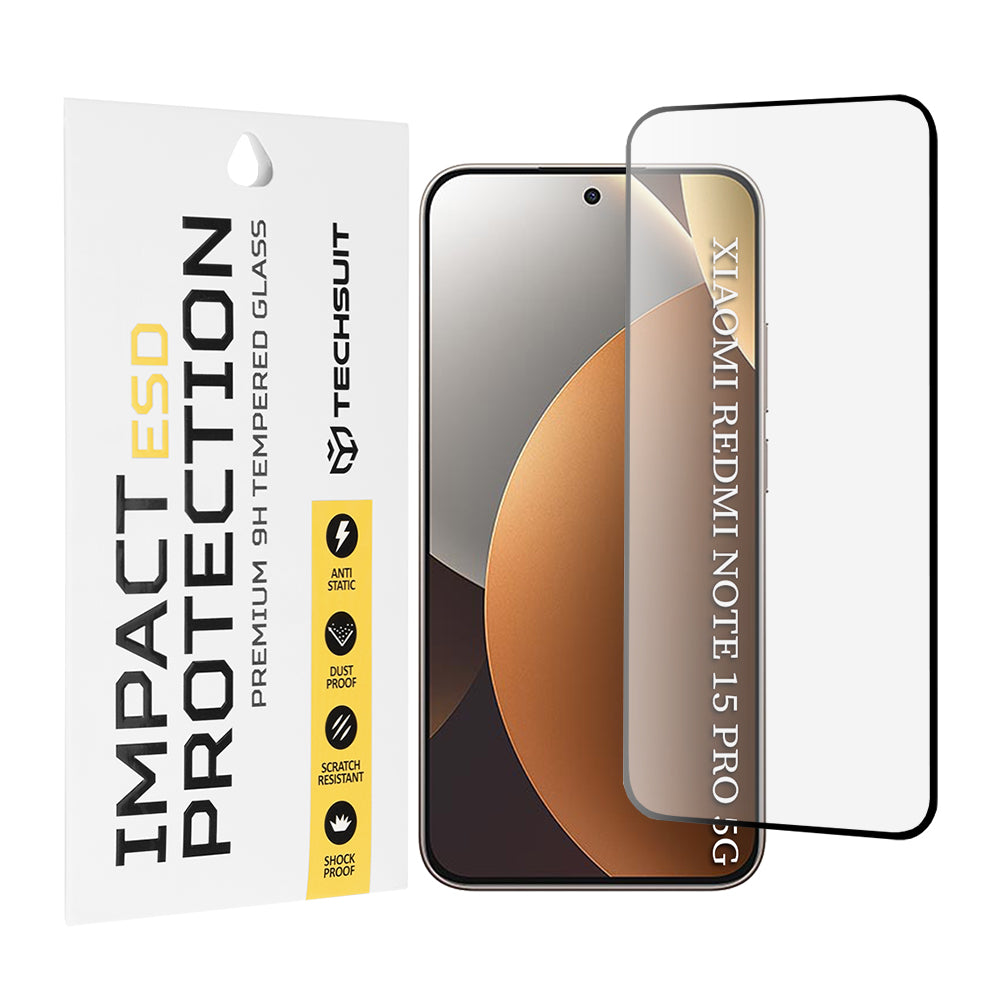 Techsuit - ESD Glass - Xiaomi Redmi Note 15 Pro 5G - Black
