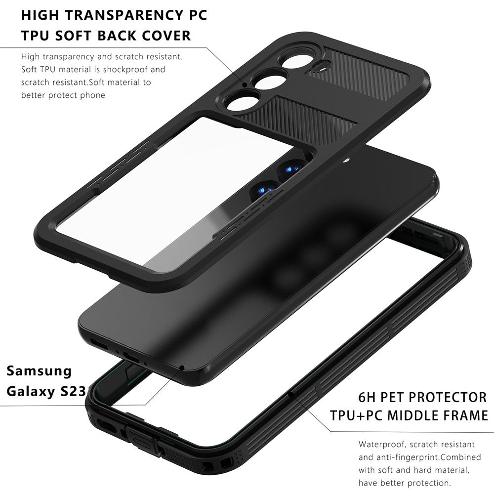 ShellBox - Waterproof IP68 Case - Samsung Galaxy S26 - Black