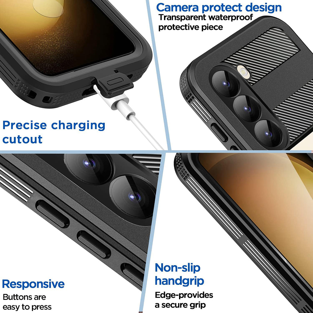 ShellBox - Waterproof IP68 Case - Samsung Galaxy S26 - Black