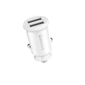 Baseus - Car Charger Grain (CCALL-ML02) - Dual USB, LED Backlight, 5V, 3.1A - White
