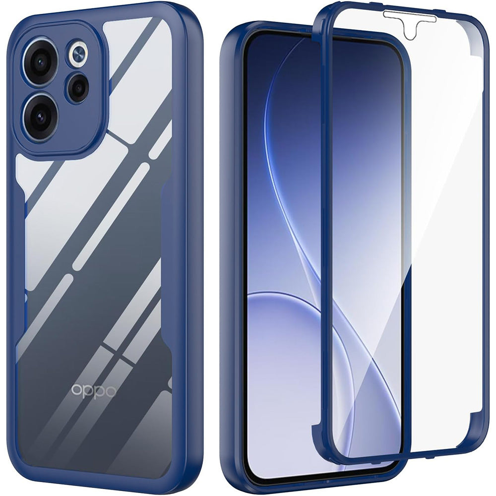 Techsuit - ColorVerse 360 Series + Screen Protector - Oppo Reno15 F / Reno15 FS 5G - Blue