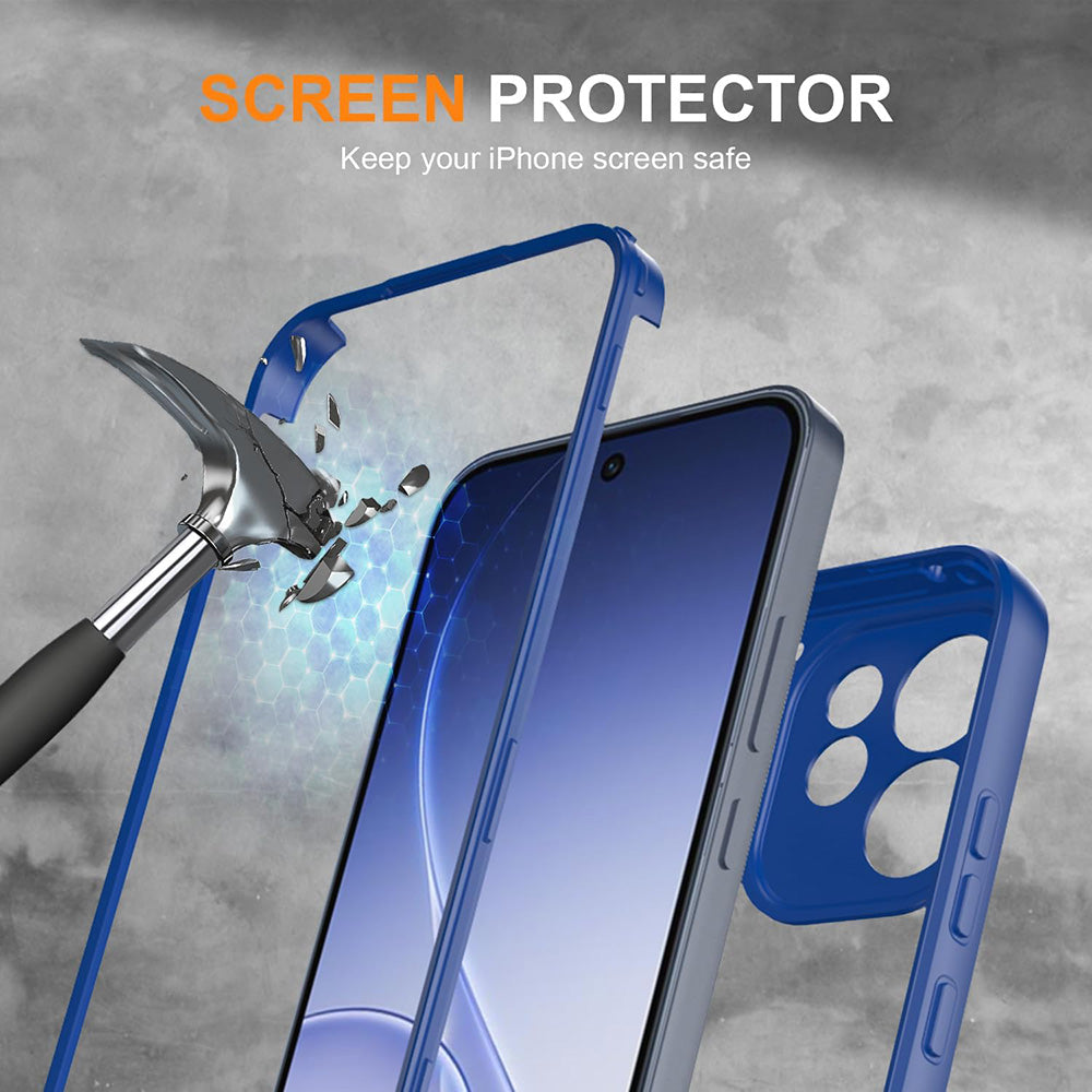 Techsuit - ColorVerse 360 Series + Screen Protector - Oppo Reno15 F / Reno15 FS 5G - Black
