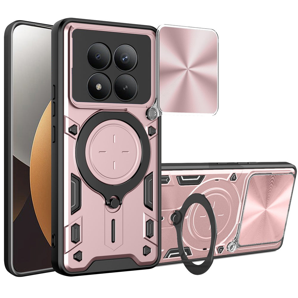 Techsuit - CamGuard Pro - Xiaomi Redmi Note 15 Pro+ 5G / Poco M8 Pro 5G - Rose Gold