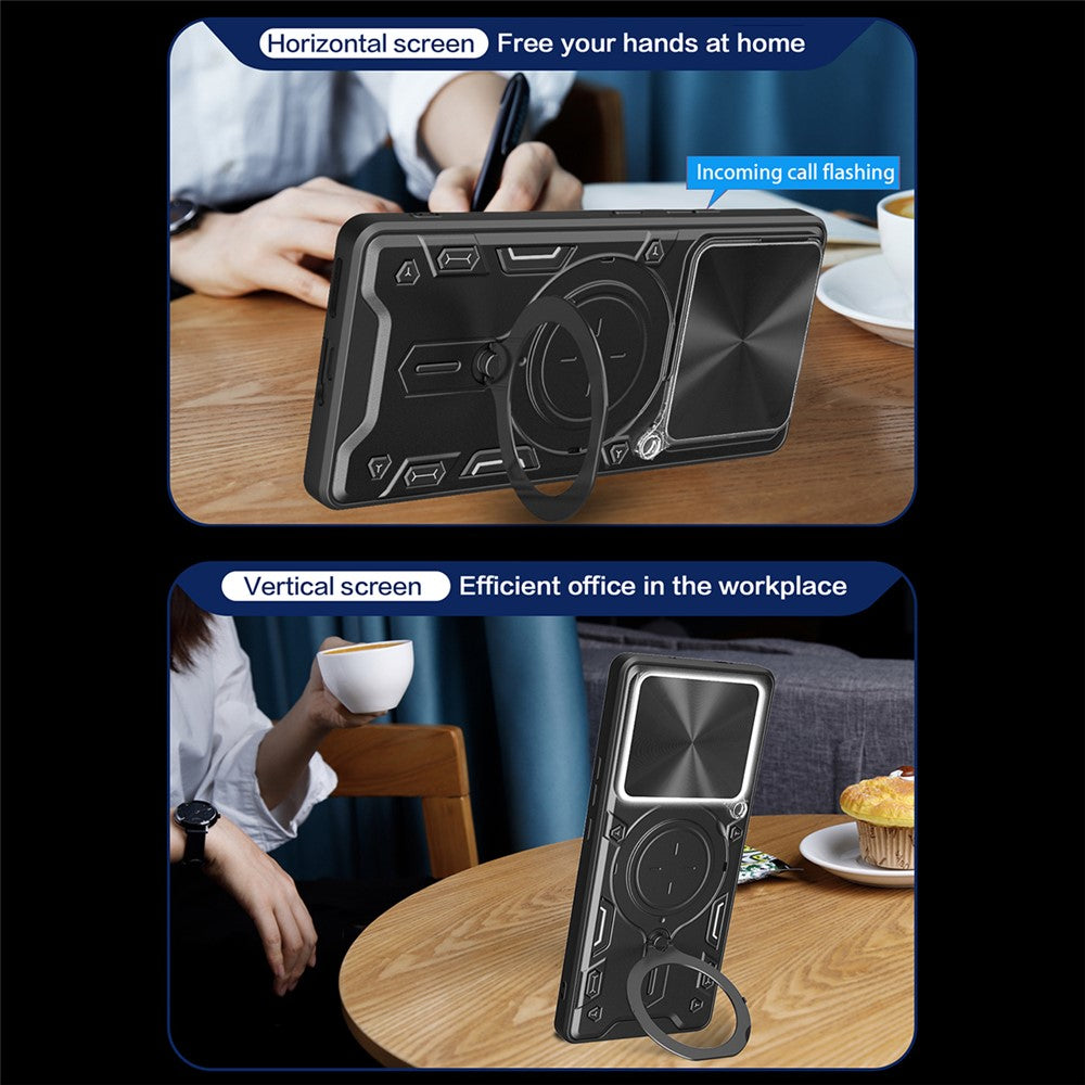 Techsuit - CamGuard Pro - Xiaomi Redmi Note 15 Pro+ 5G / Poco M8 Pro 5G - Rose Gold