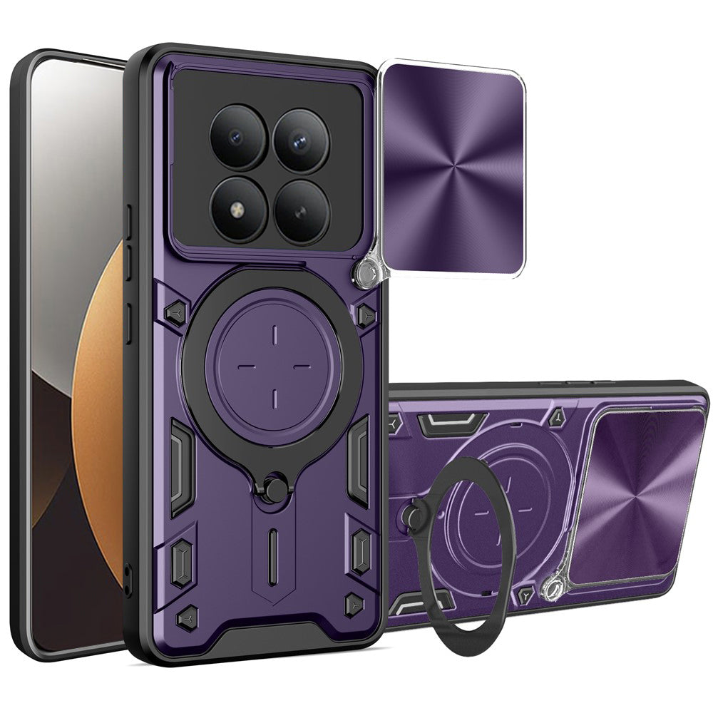 Techsuit - CamGuard Pro - Xiaomi Redmi Note 15 Pro+ 5G / Poco M8 Pro 5G - Purple