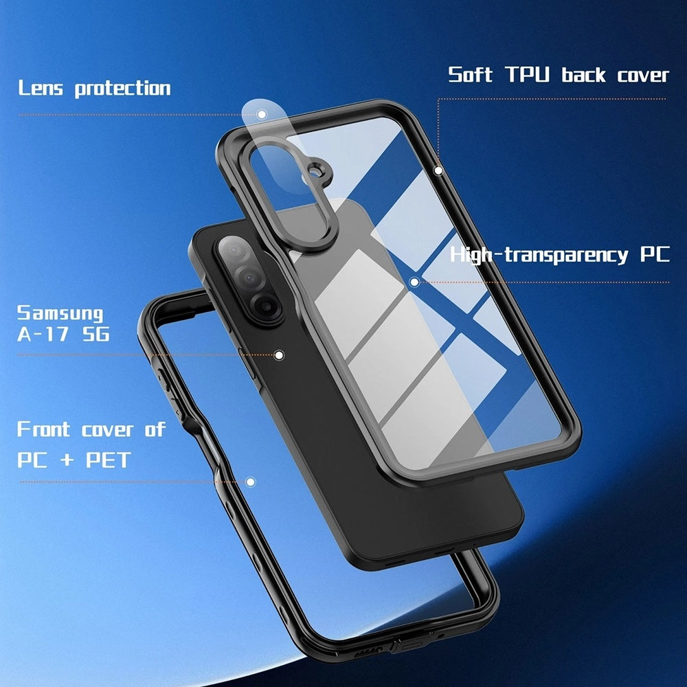ShellBox Husa de protectie ShellBox Waterproof IP68 compatibil cu Samsung Galaxy A17 5G / A17 4G, Negru – imagine 3