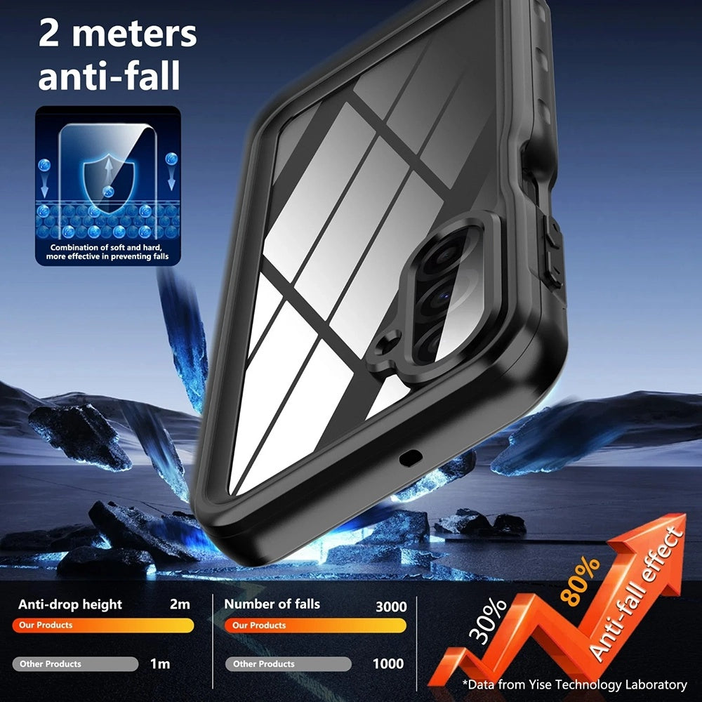 ShellBox Husa de protectie ShellBox Waterproof IP68 compatibil cu Samsung Galaxy A17 5G / A17 4G, Negru – imagine 4