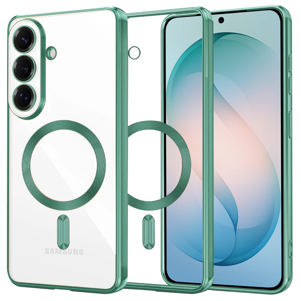Techsuit - Luxury Crystal MagSafe - Samsung Galaxy S26 Plus - Light Green