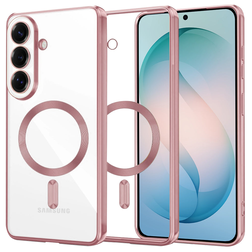 Techsuit - Luxury Crystal MagSafe - Samsung Galaxy S26 Plus - Pink