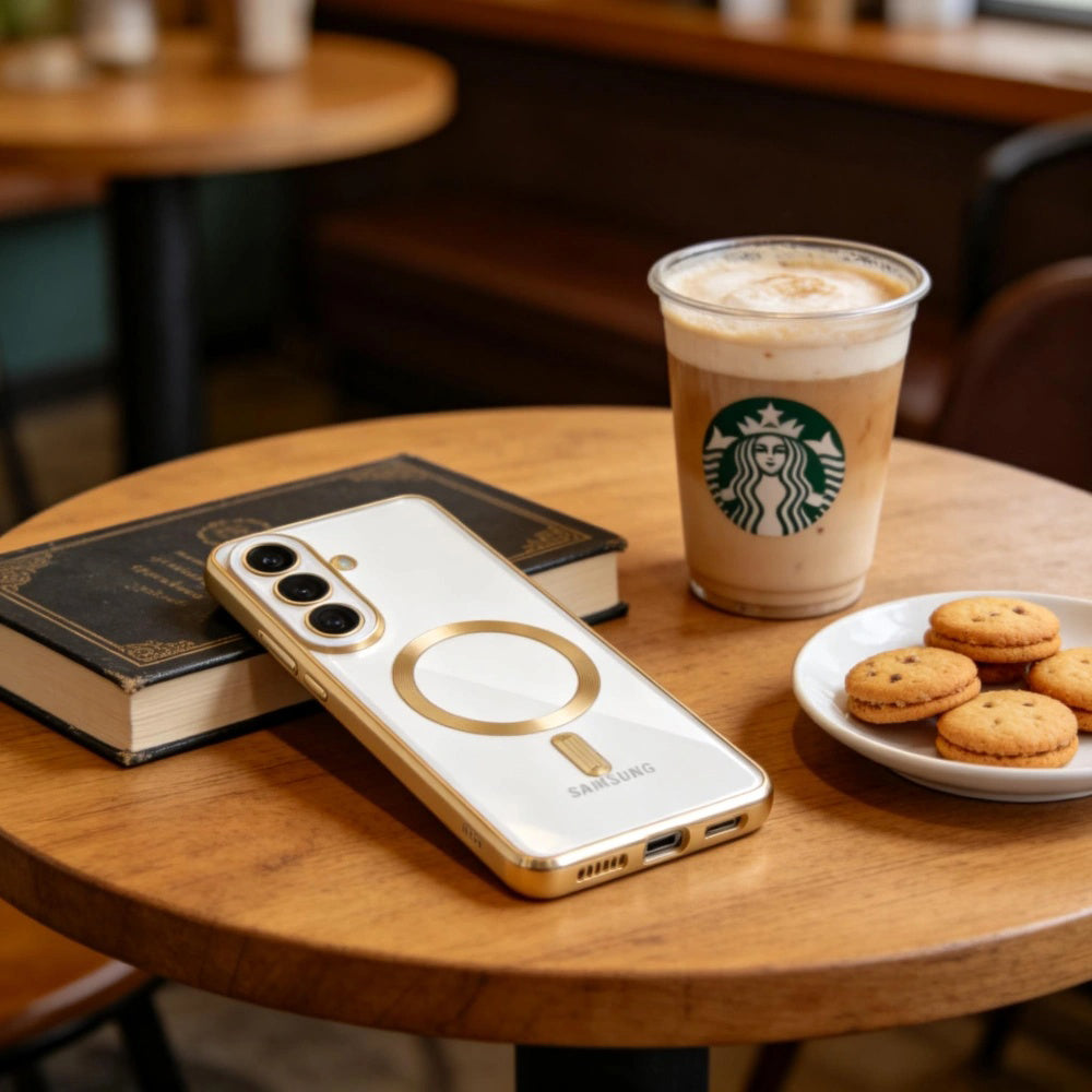 Techsuit - Luxury Crystal MagSafe - Samsung Galaxy S26 - Red