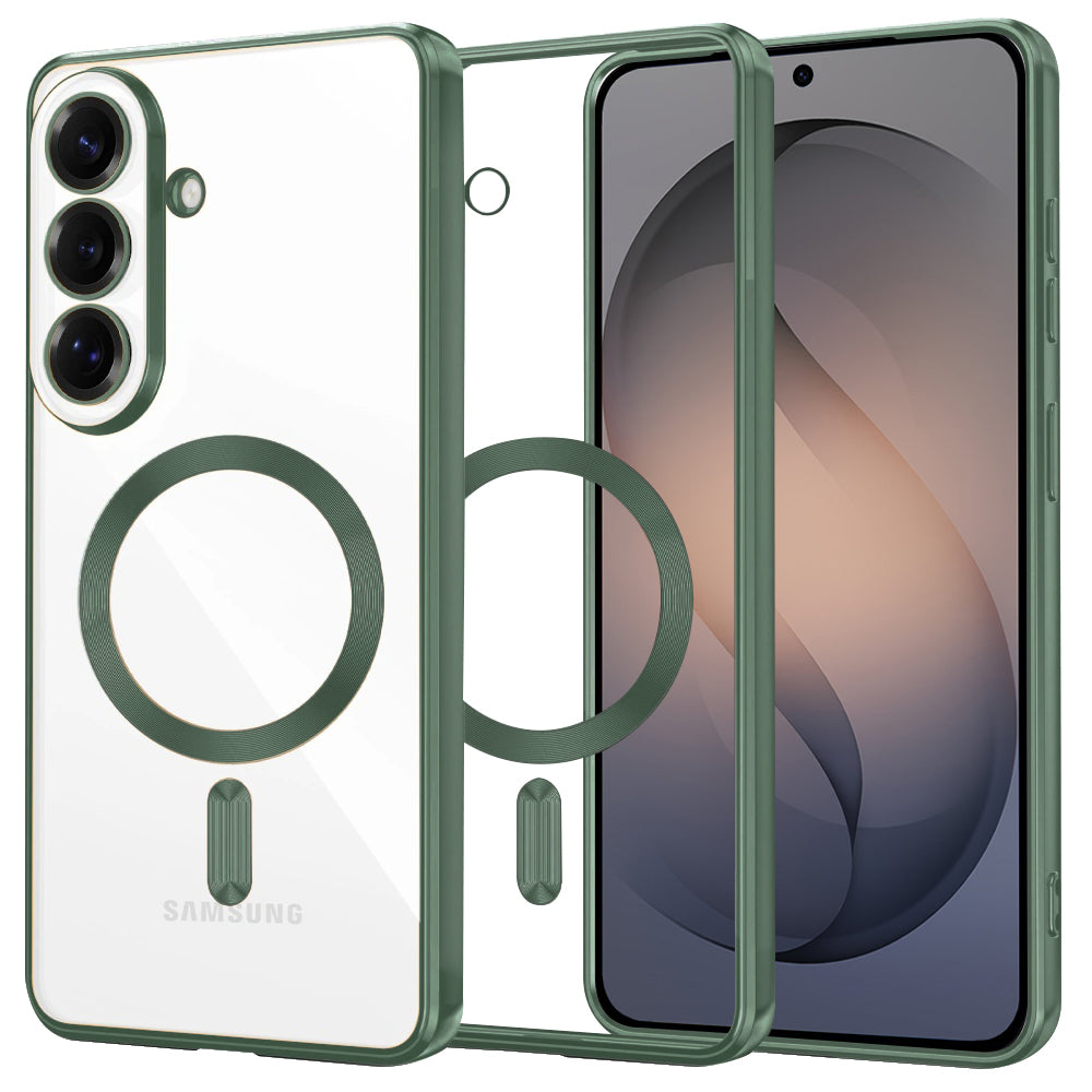 Techsuit - Luxury Crystal MagSafe - Samsung Galaxy S26 - Deep Green