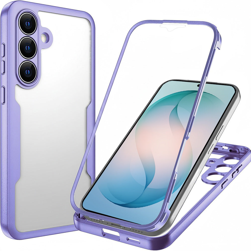 Techsuit - ColorVerse 360 Series + Screen Protector - Samsung Galaxy S26 Plus - Purple
