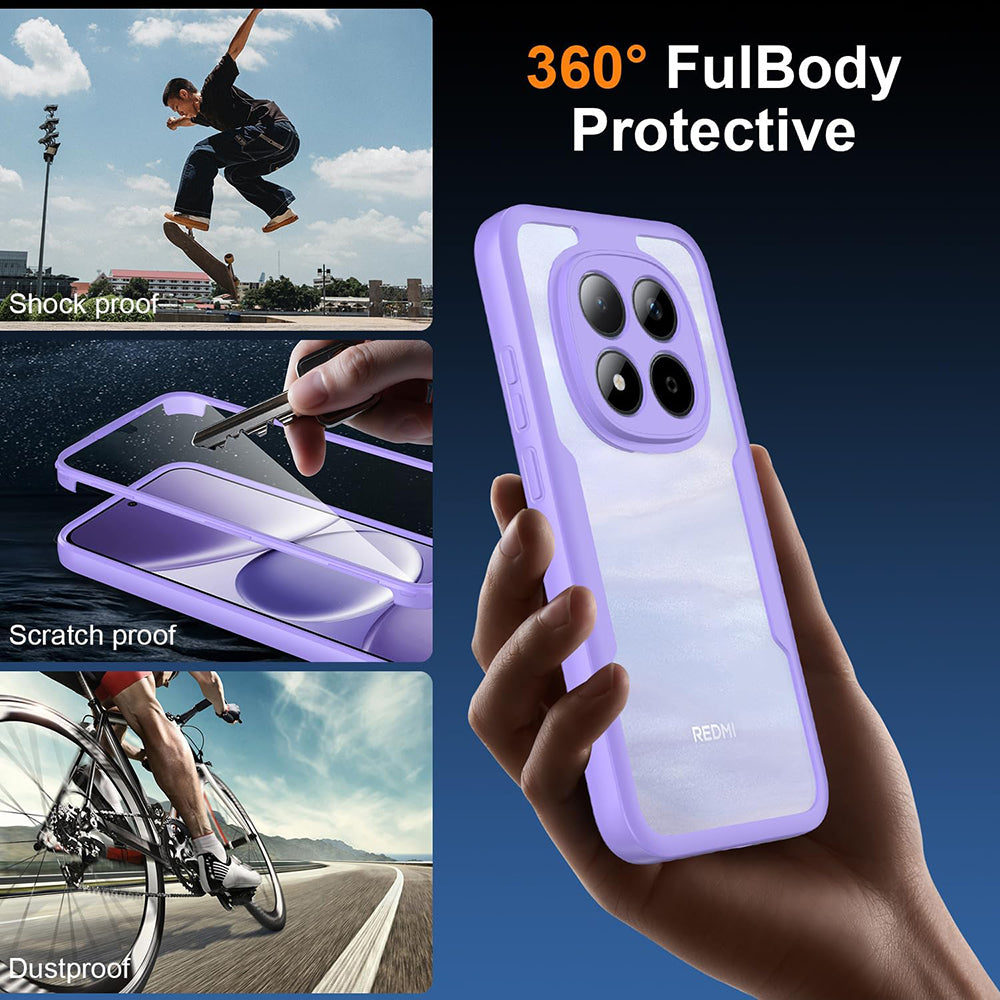 Techsuit - ColorVerse 360 Series + Screen Protector - Samsung Galaxy S26 - Purple