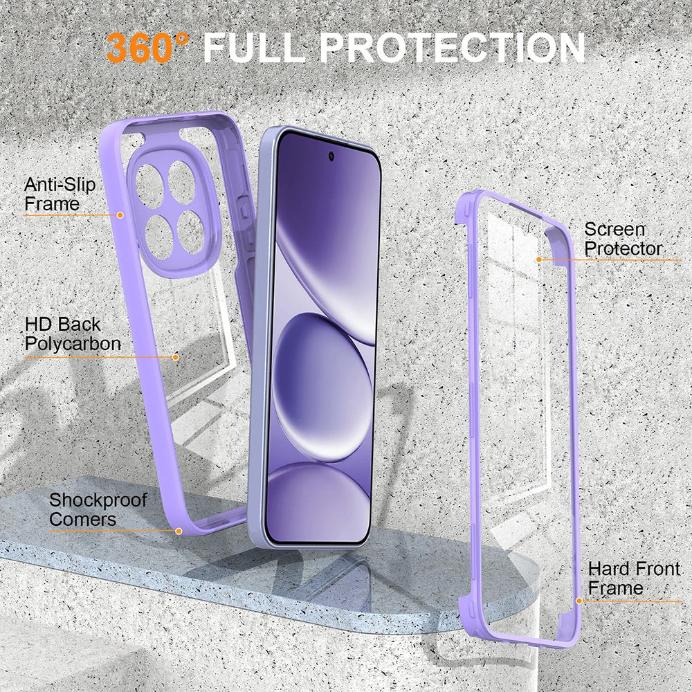 Techsuit - ColorVerse 360 Series + Screen Protector - Samsung Galaxy S26 - Purple