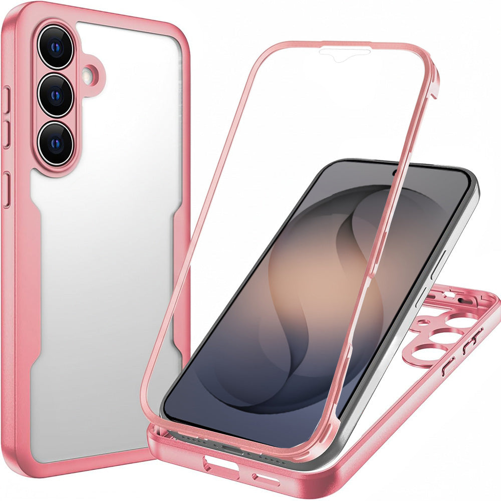 Techsuit - ColorVerse 360 Series + Screen Protector - Samsung Galaxy S26 - Pink