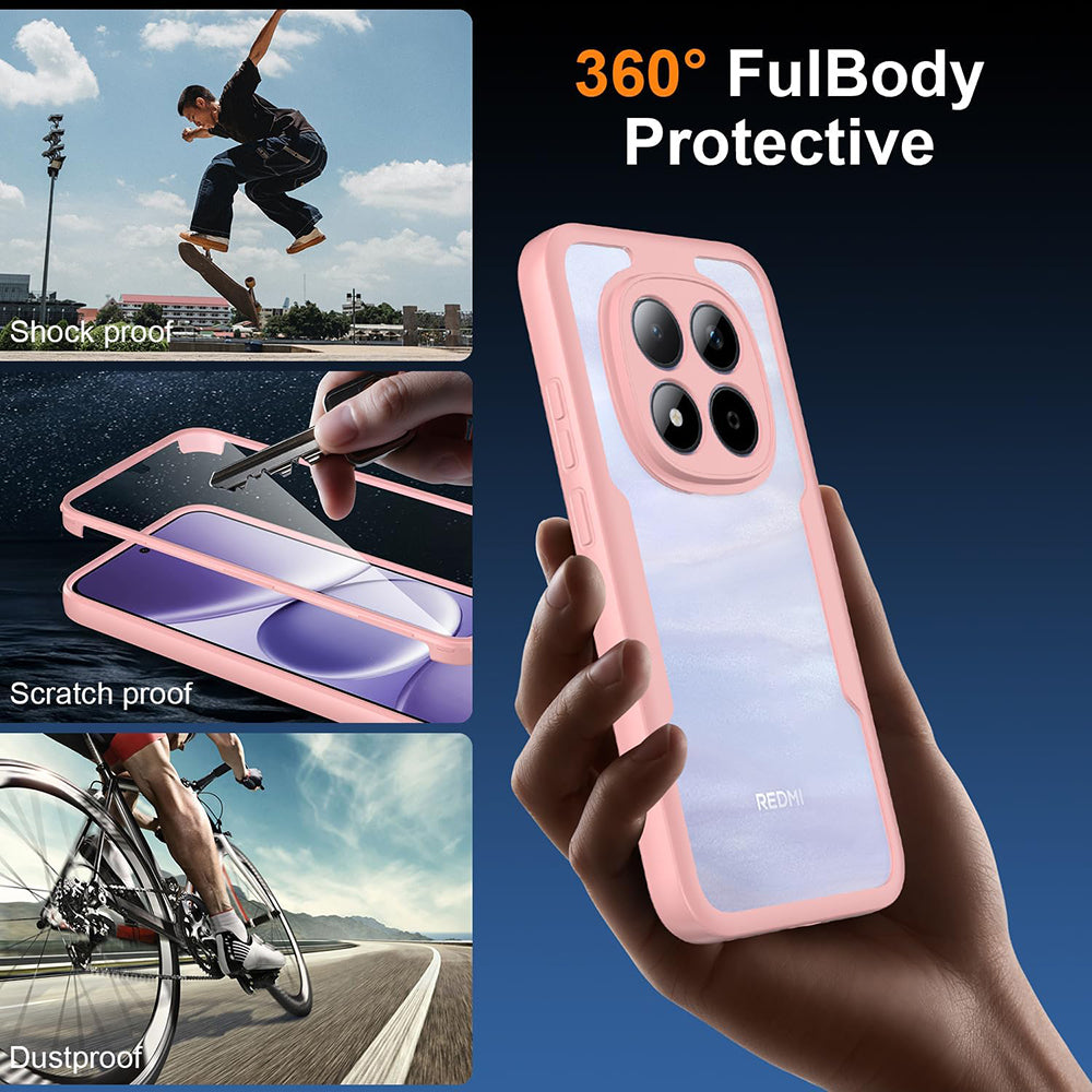 Techsuit - ColorVerse 360 Series + Screen Protector - Samsung Galaxy S26 - Pink