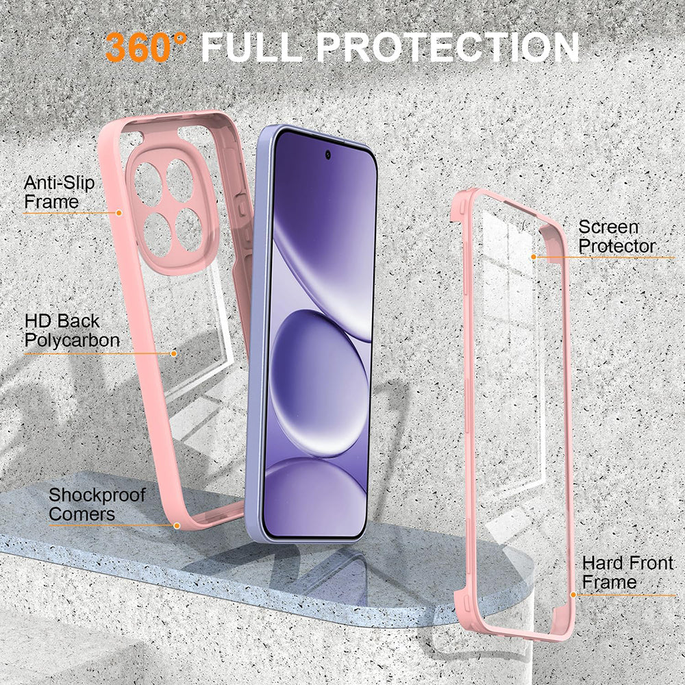 Techsuit - ColorVerse 360 Series + Screen Protector - Samsung Galaxy S26 - Pink