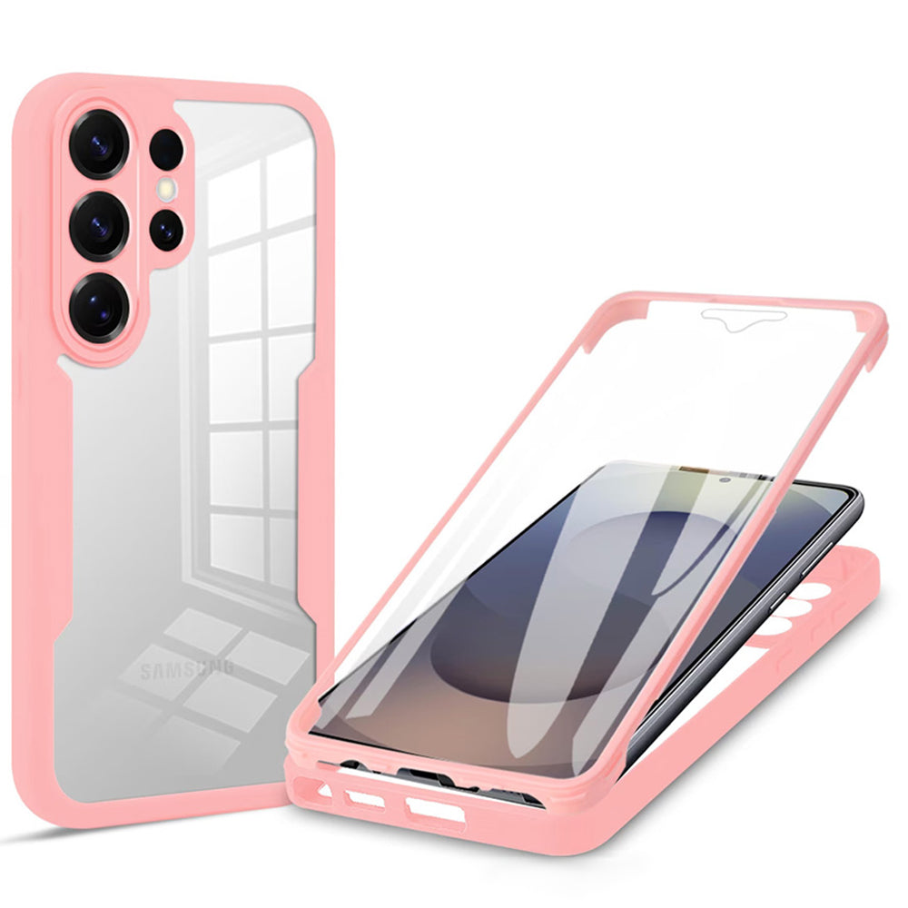 Techsuit - ColorVerse 360 Series + Screen Protector - Samsung Galaxy S26 Ultra - Pink