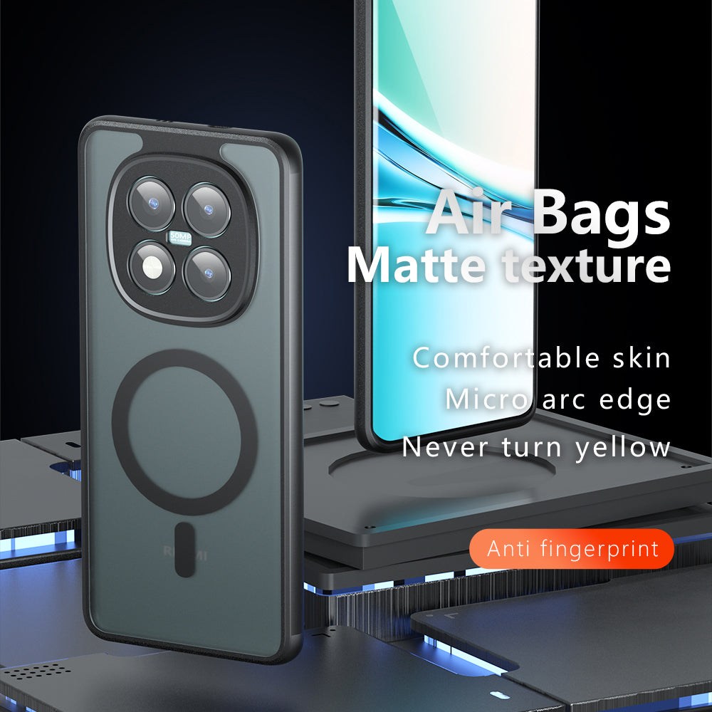 Techsuit - PureFrost MagSafe - Xiaomi Redmi Note 15 Pro 4G - Frosted Black