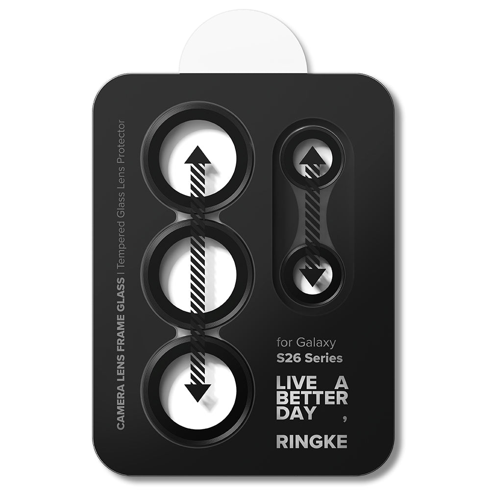 Ringke - Camera Lens Frame Glass (2 pack) - Samsung Galaxy S26 Ultra - Black