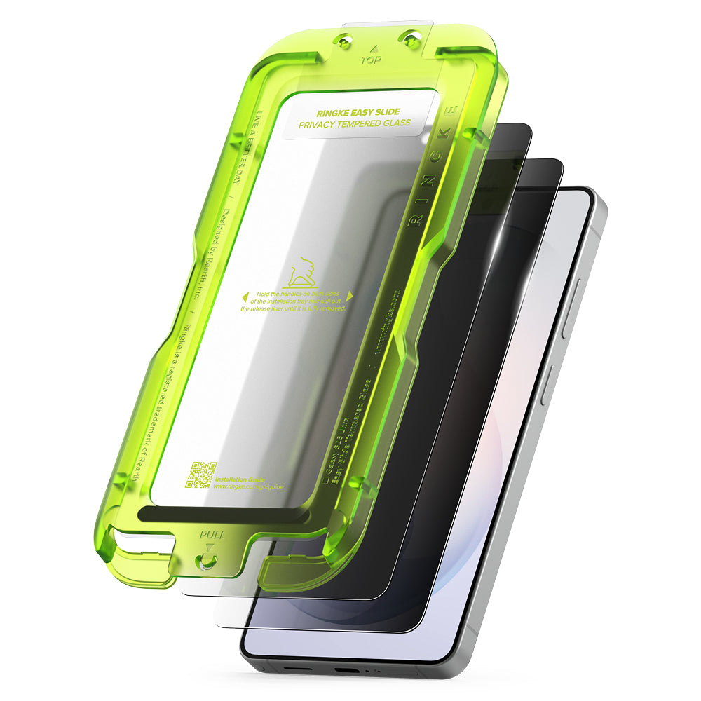 Ringke - Easy Slide Tempered Glass (2 pack) - Samsung Galaxy S26 Ultra - Privacy