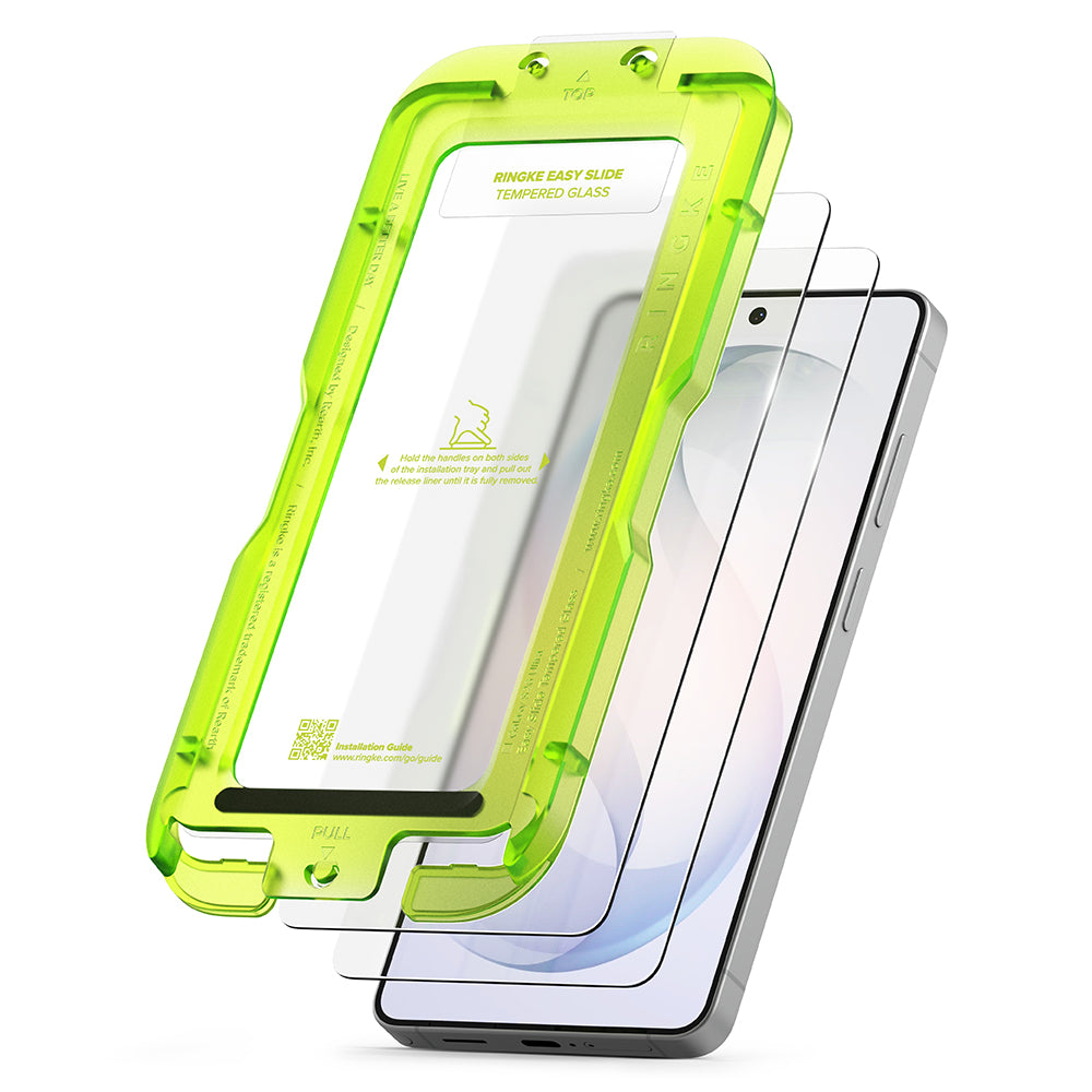 Ringke - Easy Slide Tempered Glass (2 pack) - Samsung Galaxy S26 Ultra - Clear