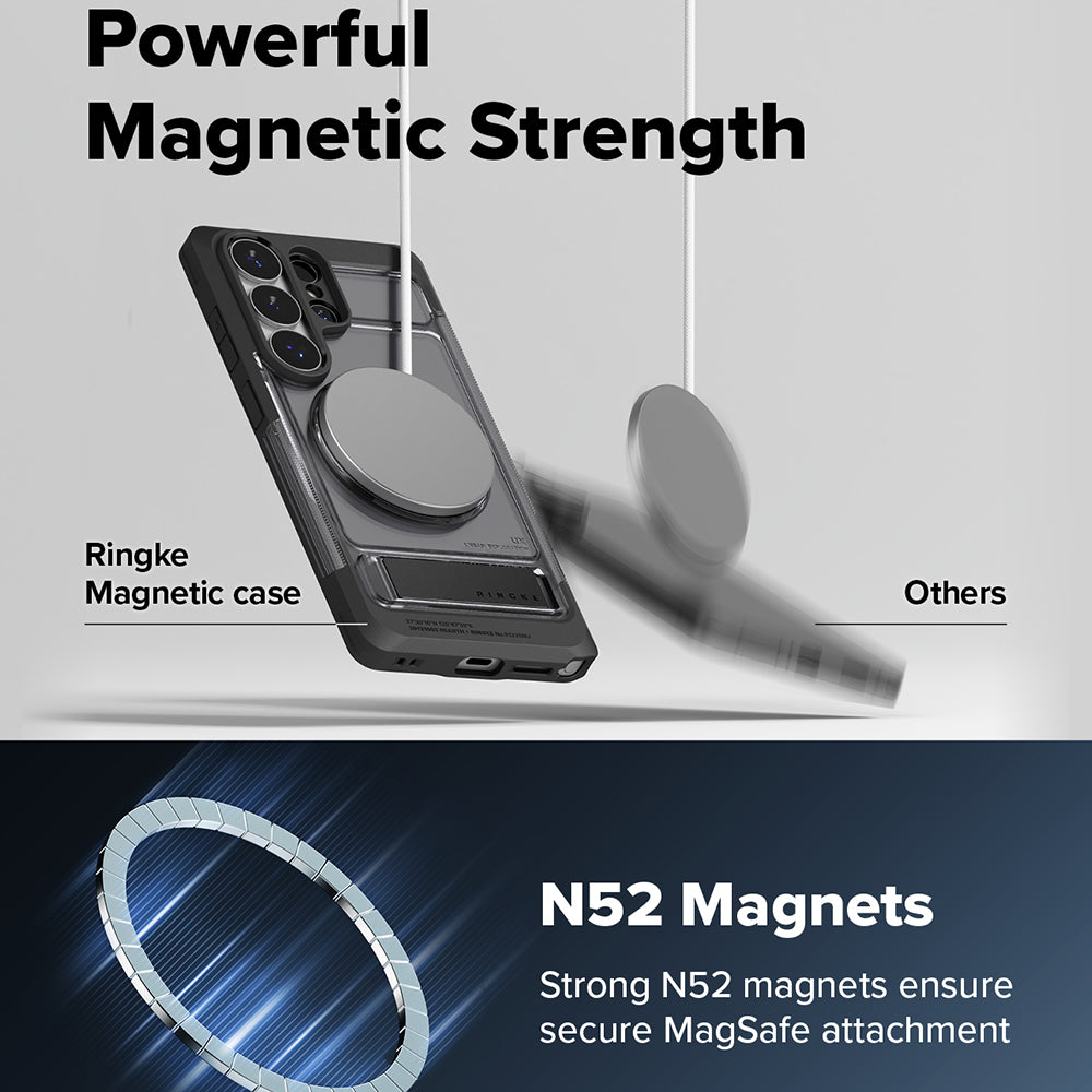 Ringke - UX Magnetic - Samsung Galaxy S26 Ultra - Smoke Black