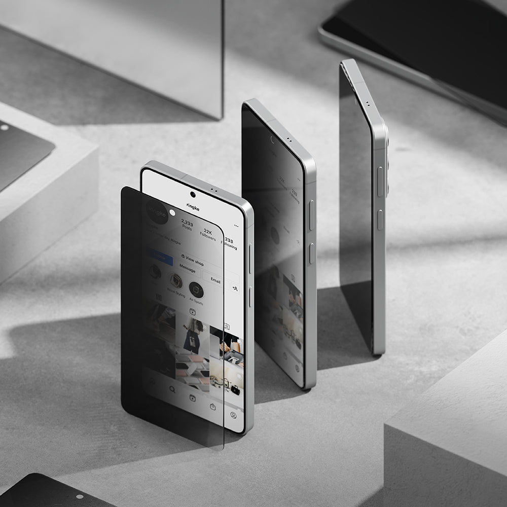 Ringke - Easy Slide Tempered Glass (2 pack) - Samsung Galaxy S26 Plus - Privacy