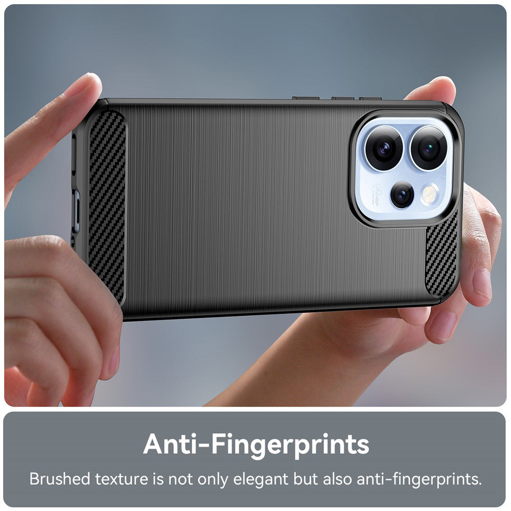 Techsuit - Carbon Silicone - Oppo Reno15 Pro - Black