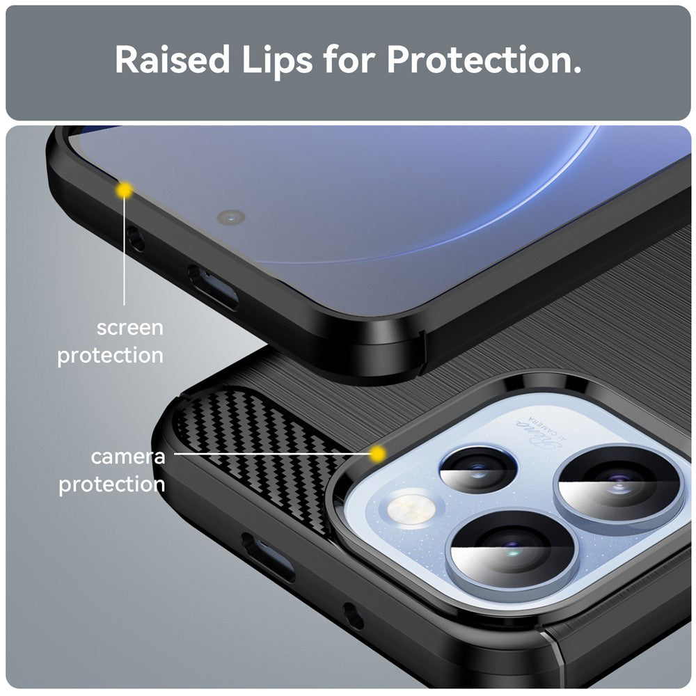 Techsuit - Carbon Silicone - Oppo Reno15 Pro - Black