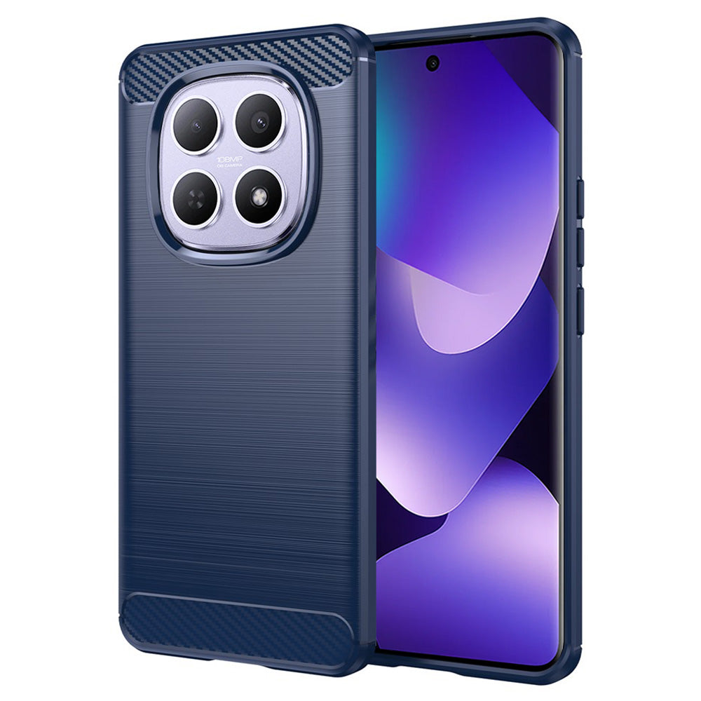 Techsuit - Carbon Silicone - Xiaomi Redmi Note 15 5G / Note 15 4G / Poco M8 5G - Blue