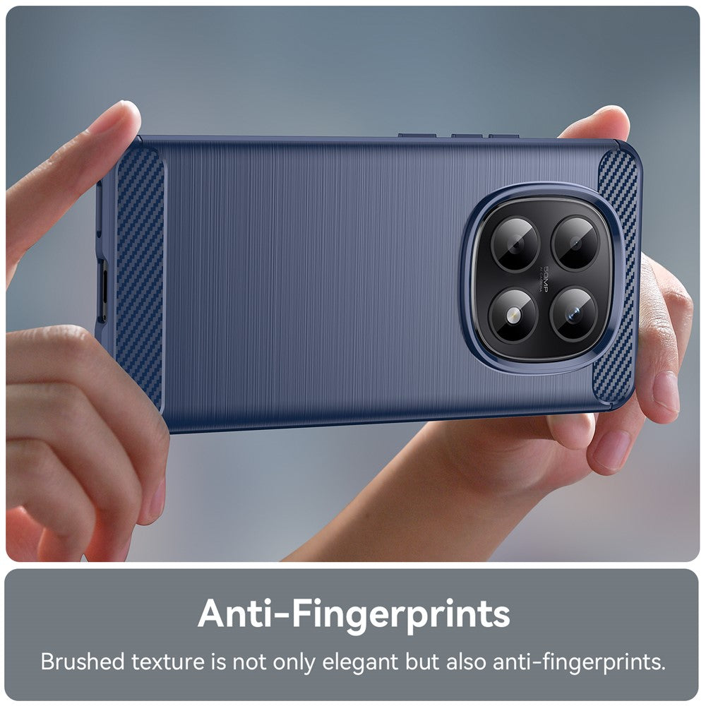 Techsuit - Carbon Silicone - Xiaomi Redmi Note 15 5G / Note 15 4G / Poco M8 5G - Blue