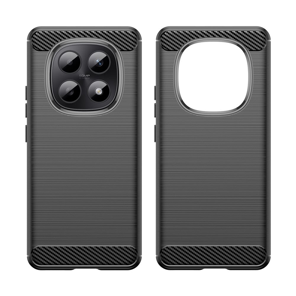 Techsuit - Carbon Silicone - Xiaomi Redmi Note 15 5G / Note 15 4G / Poco M8 5G - Black