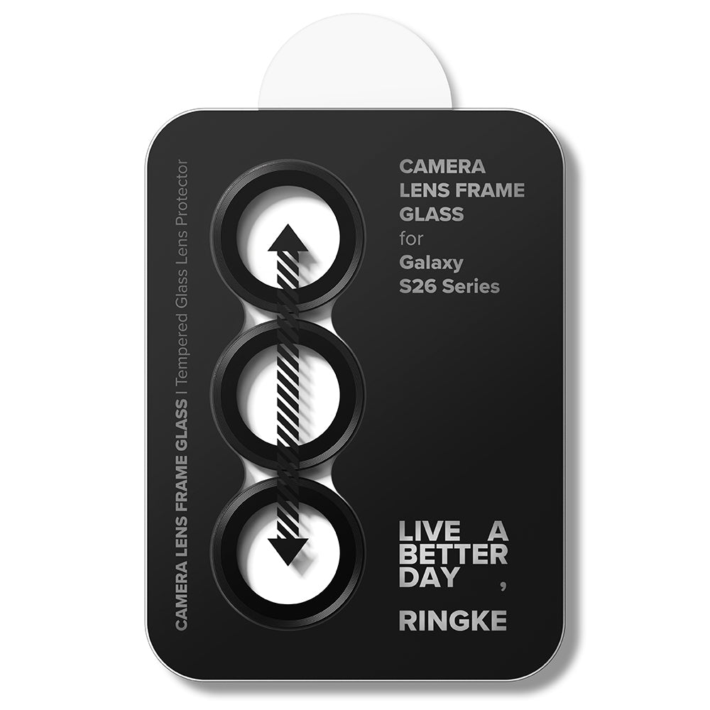 Ringke - Camera Lens Frame Glass (2 pack) - Samsung Galaxy S26 / S26 Plus - Black