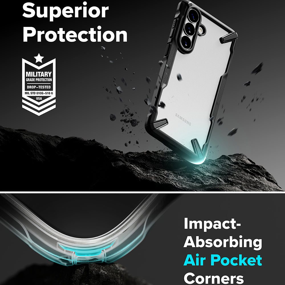 Ringke - Fusion X - Samsung Galaxy S26 Plus - Black